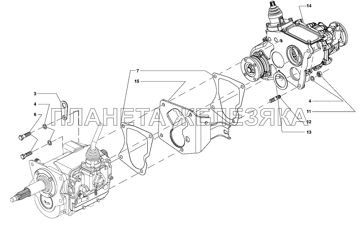 Коробка раздаточная в сборе УАЗ-31519